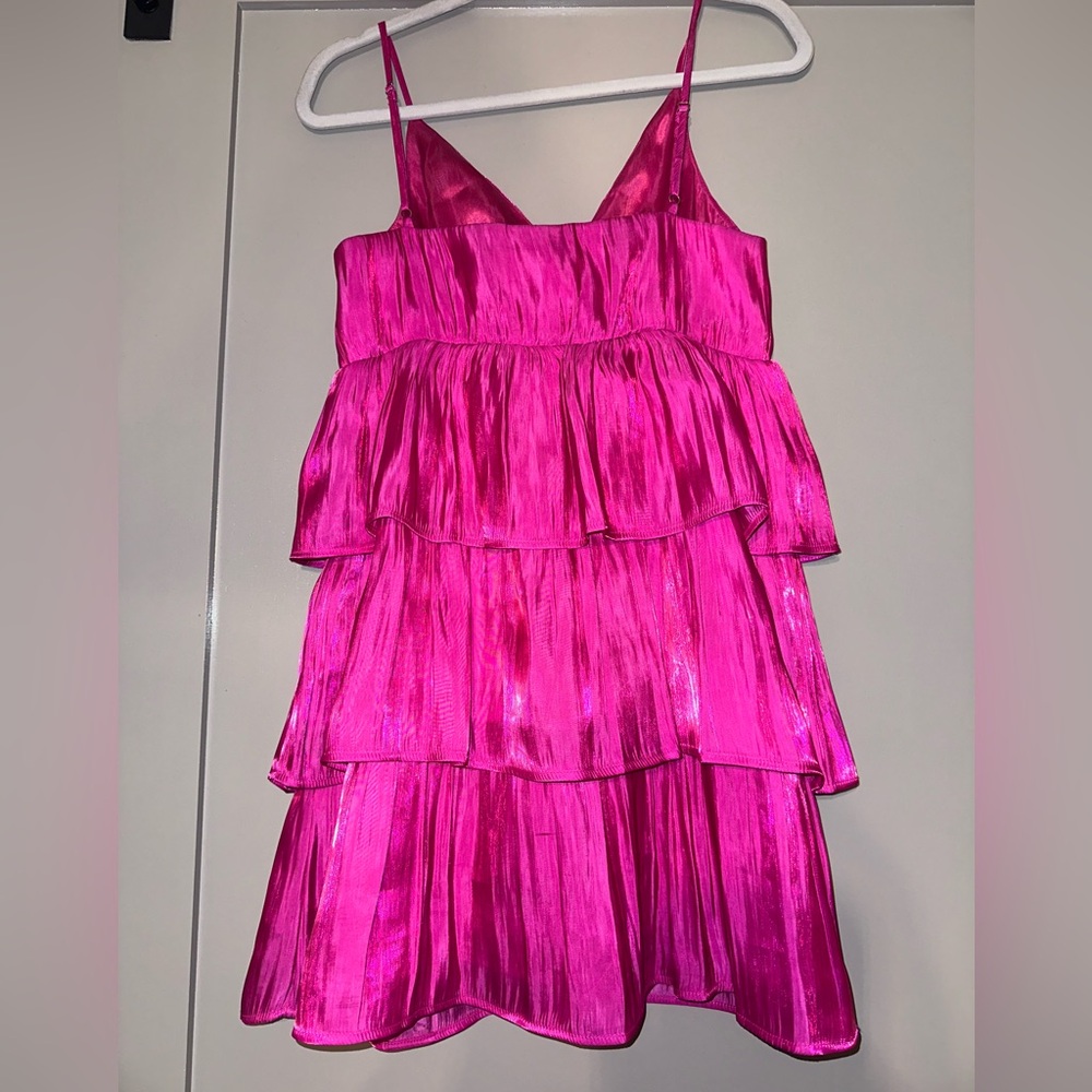 TCEC Tiered Ruffle Mini Dress - Picture 2 of 6